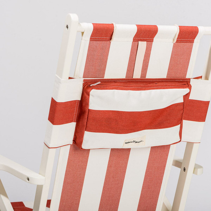 Chaise Tommy, Rouge / Blanc