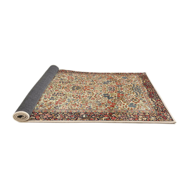 Floral Indoor Rug, Round 6'