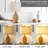 Allice 22.8 in. Bamboo Table Lamp Set with Dual USB Ports and Built-In Outlets