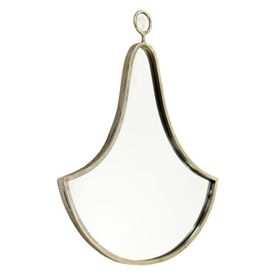 Clochette Flat Metal Beveled Wall Mirror