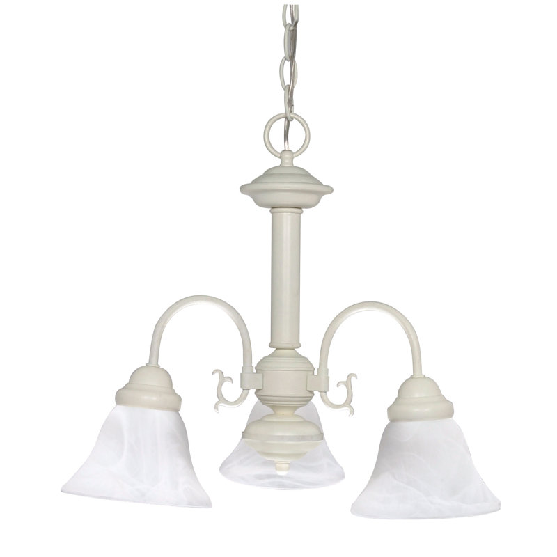 Lustre classique / traditionnel à 3 lumières Turcotte