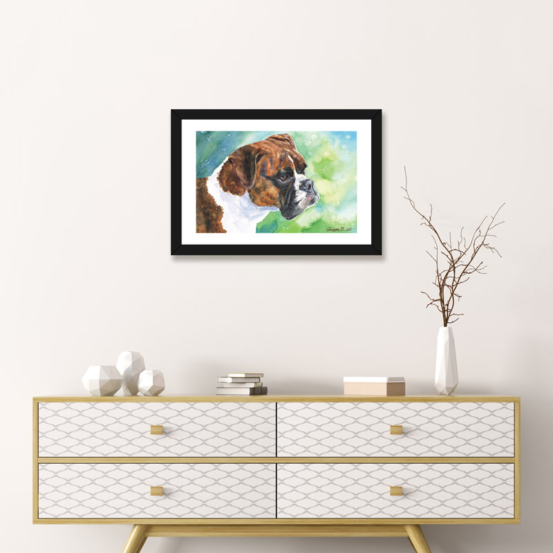 Animals, 24" H x 32" W x 1" D, Black Framed Fine Art Paper
