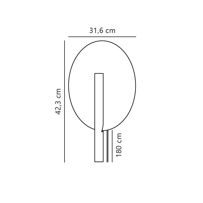 Steel Flush Mounted Sconce