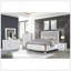 Commode Desire - Tiroirs à motif de marbre avec panneaux latéraux à DEL et garniture métallique pour une organisation de chambre à coucher spacieuse et élégante Identique à G150109087 (NJ Stock)