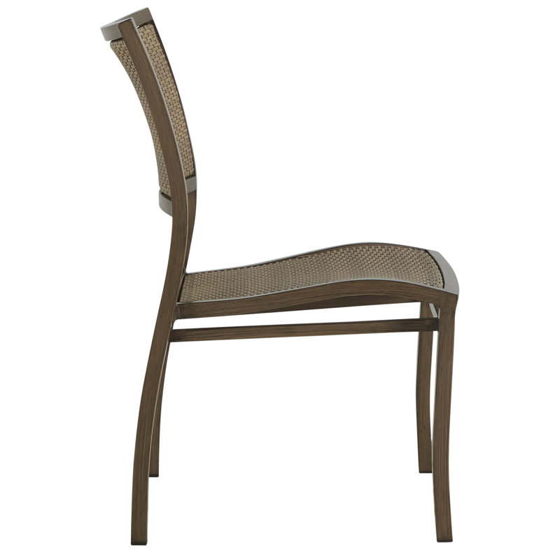 Aire Side Chair, Black/Brown