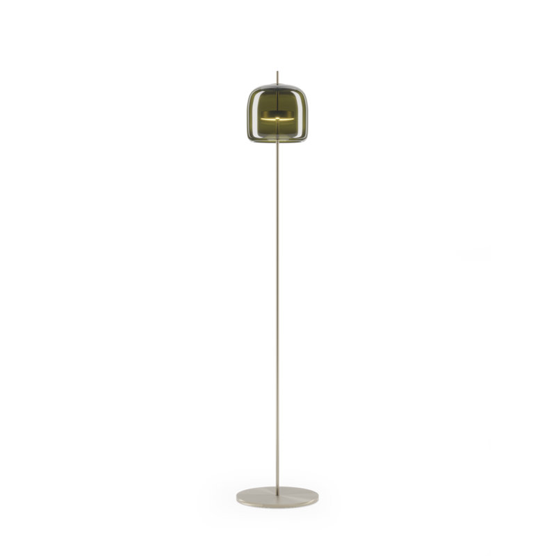 Jube Floor Lamp P Crystal Transparent Matt Gold 2 L2415 Ul, Old Green Transparent, 3000, Matte Steel