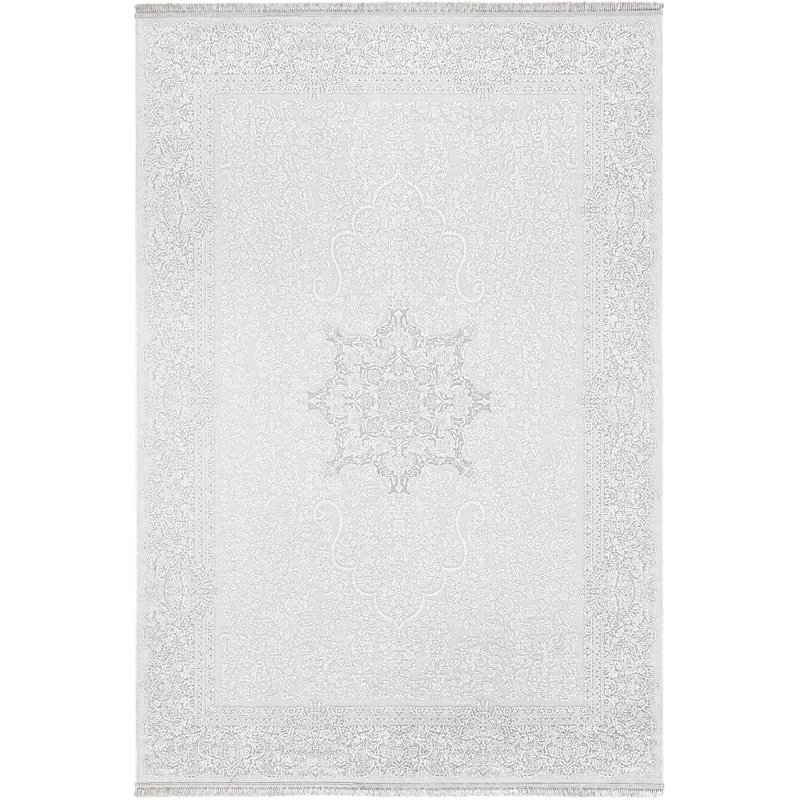 Tencel Oriental Indoor Rug, Rectangle 6'7" x 9'7"