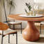 Table de salle à manger rotative encombrante avec table de cuisine en bois massif Lazy Susan pour 6/8/10-295150493