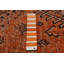 Tapis de couloir unique en laine 3 pi 8 po x 9 pi 7 po Azarias