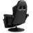 Faux Leather Swivel Recliner-46773499