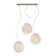 Luna 3 - Light Chrome Sphere Pendant