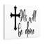 His Will Be Done - Wrapped Canvas Print-1684687267