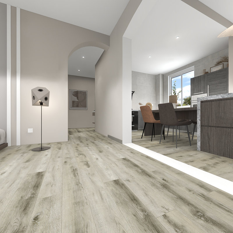 DURA-PRO 22 mil, Click-In SPC Flooring, 6.5mm Autumnwood, Gray Oak