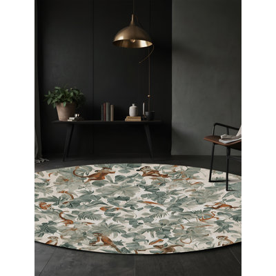 Tapis brun soyeux et moelleux