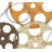 Metal Vintage Movie Reel Film Home Multi Colored Wall Decor
