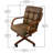 Camile Swivel & Tilt Caster Dining Arm Chair-1136223358