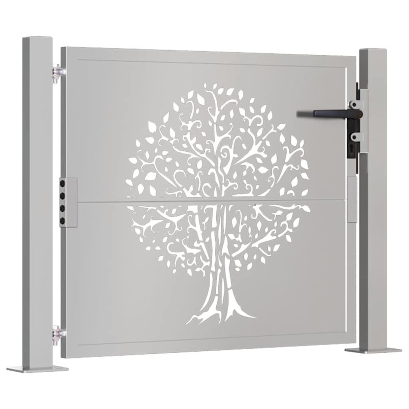 Arbre de jardin en acier vidaXL 105 x 105 cm Corten, 3,4 pi x 3,4 pi