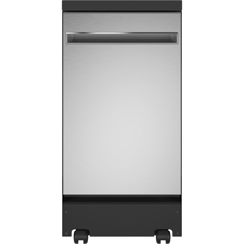 18" 52 dBA Smart Portable Full Console Dishwasher with Sanitize Cycle