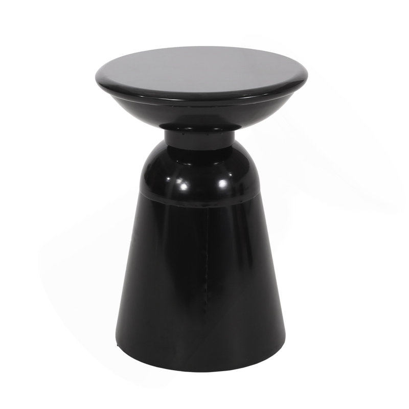 Outdoor Metal End Table Large