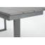 Ensemble de salle à manger d'extérieur 5 pièces en PEHD pour 4 personnes - Table de patio résistante aux intempéries avec trou pour parasol et 4 chaises avec accoudoirs, mobilier de jardin durable pour la cour, gris (gris)-105197826-105197831