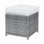 Chaise de patio rembourrée avec repose-pieds-982426718