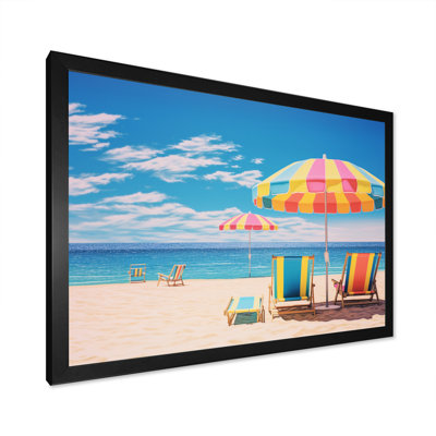 «Beach Chairs Dream IV» sur toile