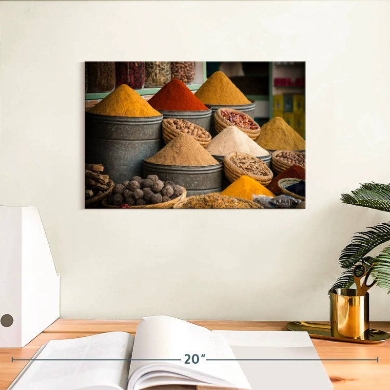 Yarlin Moroccan Souk Spices, 8" H x 12" W