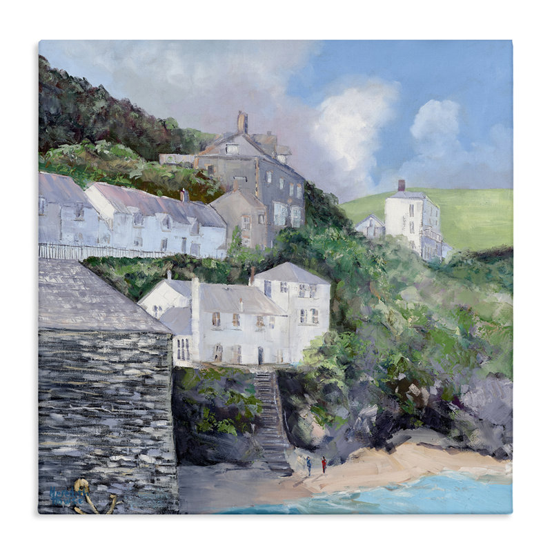 «Coastal Village Beach», conception par Meredith Howse, H 17 po x l 17 po