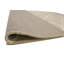 Tapis rectangulaire en laine touffeté à la main 5 x 8 crème et beige