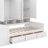 Twin Size Wooden Daybed With Three Drawers, Desk And Shelves-1127380408-1127380409
