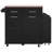 Kitchen Storage Island with Removable Side Racks-244600358