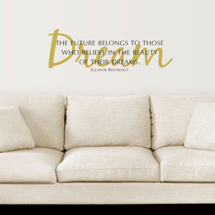 Text & Numbers Wall Decal