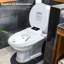 Siège de toilette électrique bidet avec télécommande, siège de toilette chauffant, eau chaude instantanée, séchoir à air chaud, couvercle à fermeture lente, affichage à DEL