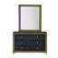 Commode 6 tiroirs avec miroir Schade-944883663