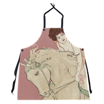 Tablier de jeune fille à cirque alira michaels cheval