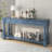 63" Long Console Table with Drawers and Shelf