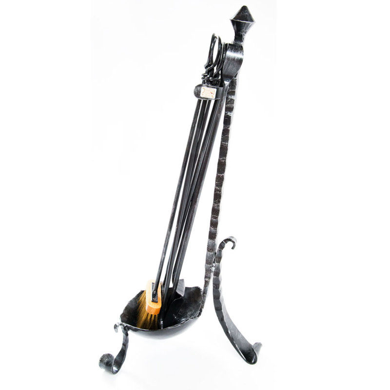 Acacio Iron Fireplace Tool Set