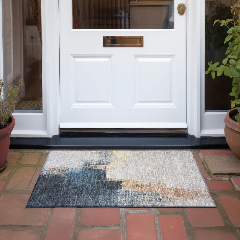 Tapis Chayil avec envers antidérapant, Rectangle 1 pi 8 po x 2 pi 6 po