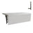 Streamline 66 in. x 32 in. Acrylic Left-Hand Drain Alcove Bathtub in Glossy White With External Drain-101699197