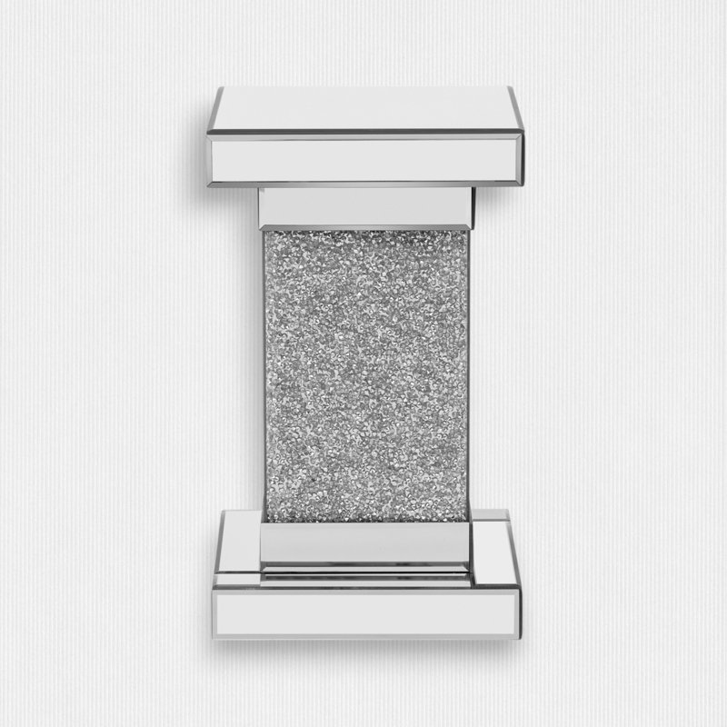 Mirrored End Table