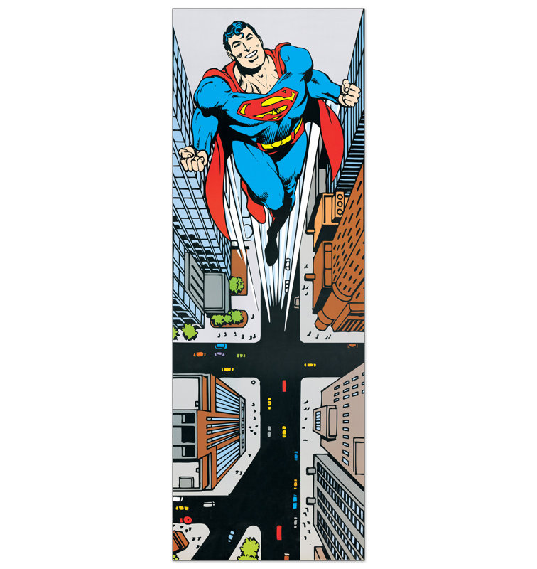 'DC Comics-Superman' Graphic Art, 80cm H x 30cm W x 1.8cm D