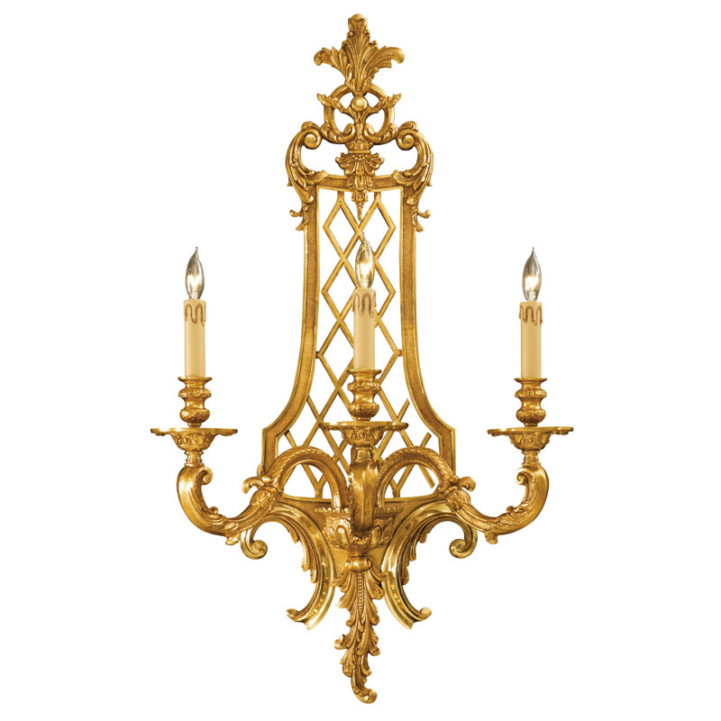Steel Candle Wall Light