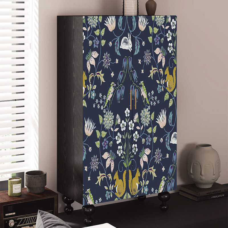 Garde-robe de chambre à coucher de style rétro