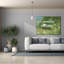 «Garden Bench With Rose Bouquet» par Danhui Nai, art mural sur toile-1689169720