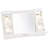 Lighted Tabletop Magnified Makeup Mirror, Plug In