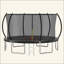 Trampoline citrouille de 14 pi avec 6 pieds pour plus de stabilité et des matériaux durables résistants aux intempéries, idéal pour le plaisir en famille