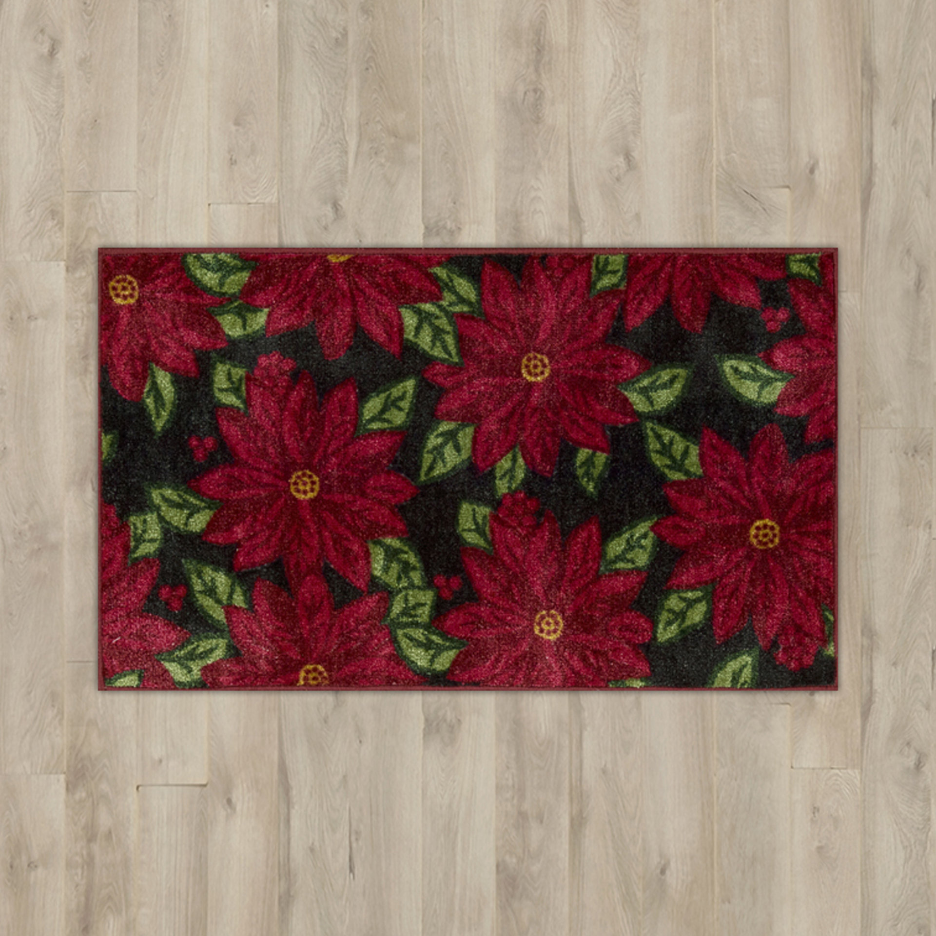 The Holiday Aisle® Winter Hand-Tufted Red Area Rug | Wayfair
