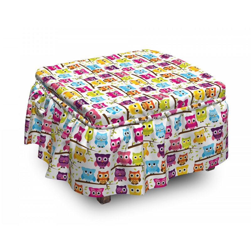 Housse pour de repose-pieds eared hibou clining
