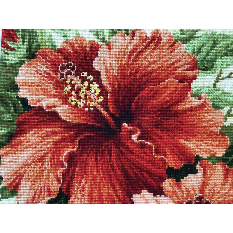 Riolis Counted Cross Stitch Kit Hibiscus R1967