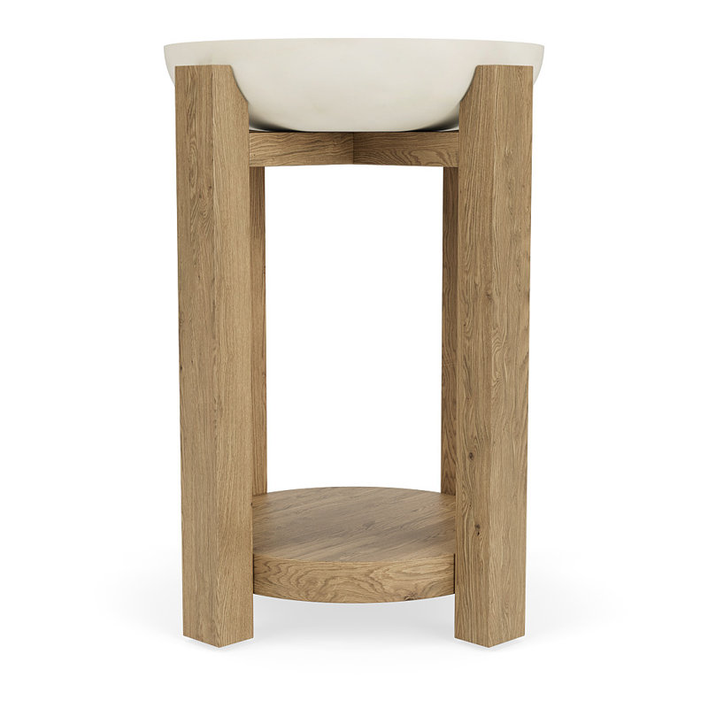 Table de bout Akash, 24" H x 18" W x 18" D